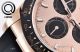 Luxury Super clone QF V3 Rolex DAYTONA 4130 Rose Gold Watches Salmon Dial-Rubber Strap (7)_th.jpg